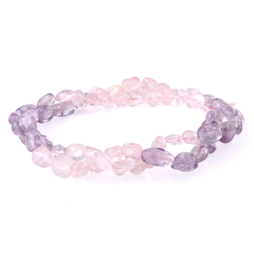 This is a Dakota Stones Banded Amethyst Rose pebble from the Dakota Stones collection.