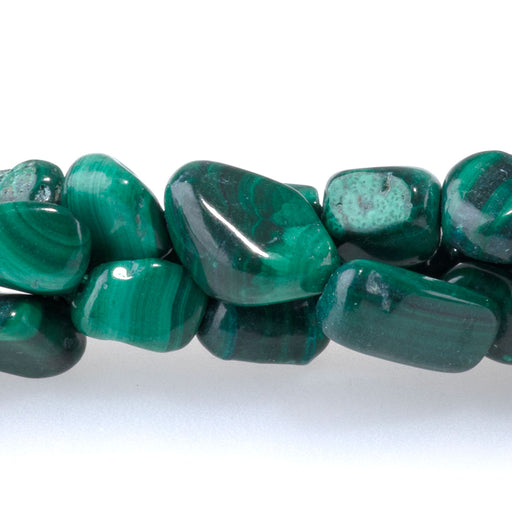 This is a Dakota Stones Malachite pebble from the Dakota Stones collection.