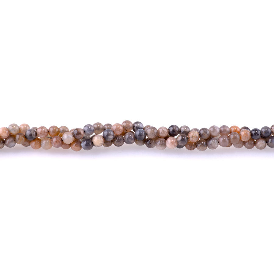 Mixed Moonstone 4mm Round - 15-16 Inch