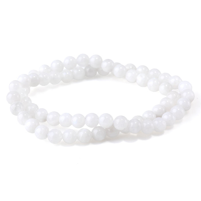 Moonstone (Rainbow) 6mm Round 15-16 Inch