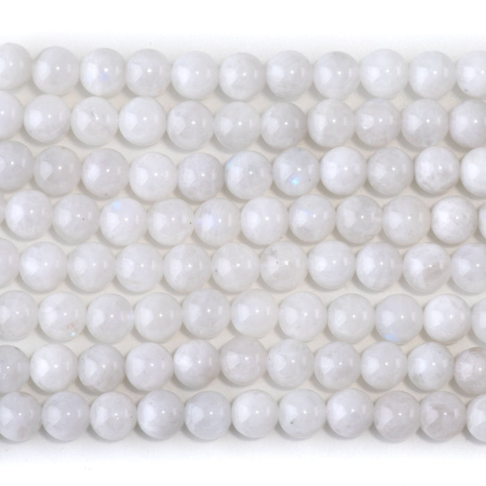 Moonstone (Rainbow) 6mm Round 15-16 Inch