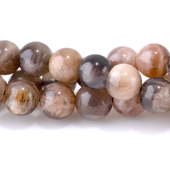 Moonstone 6mm Round Mixed - 15-16 Inch