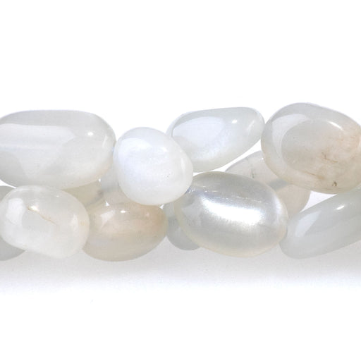 This is a Dakota Stones Grey Moonstone pebble from the Dakota Stones collection.