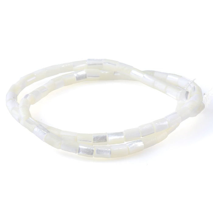 Mother of Pearl 6-7x5mm Tube - 15-16 Inch