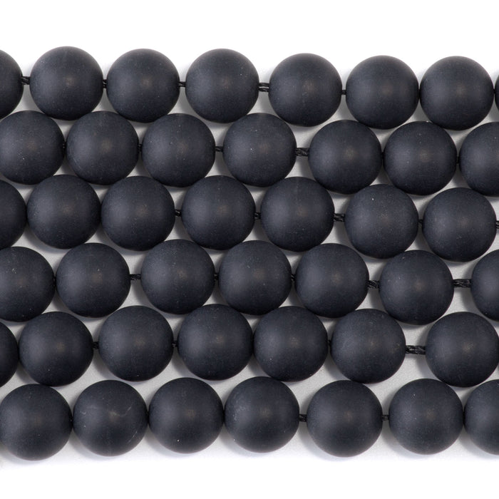 MATTE Onyx 10mm Round - 8-Inch