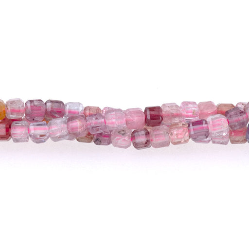This is a Dakota Stones 2-5mm Spinel Gemstone strand with AA grade table-cut cube beads in 15-16 inch strand.