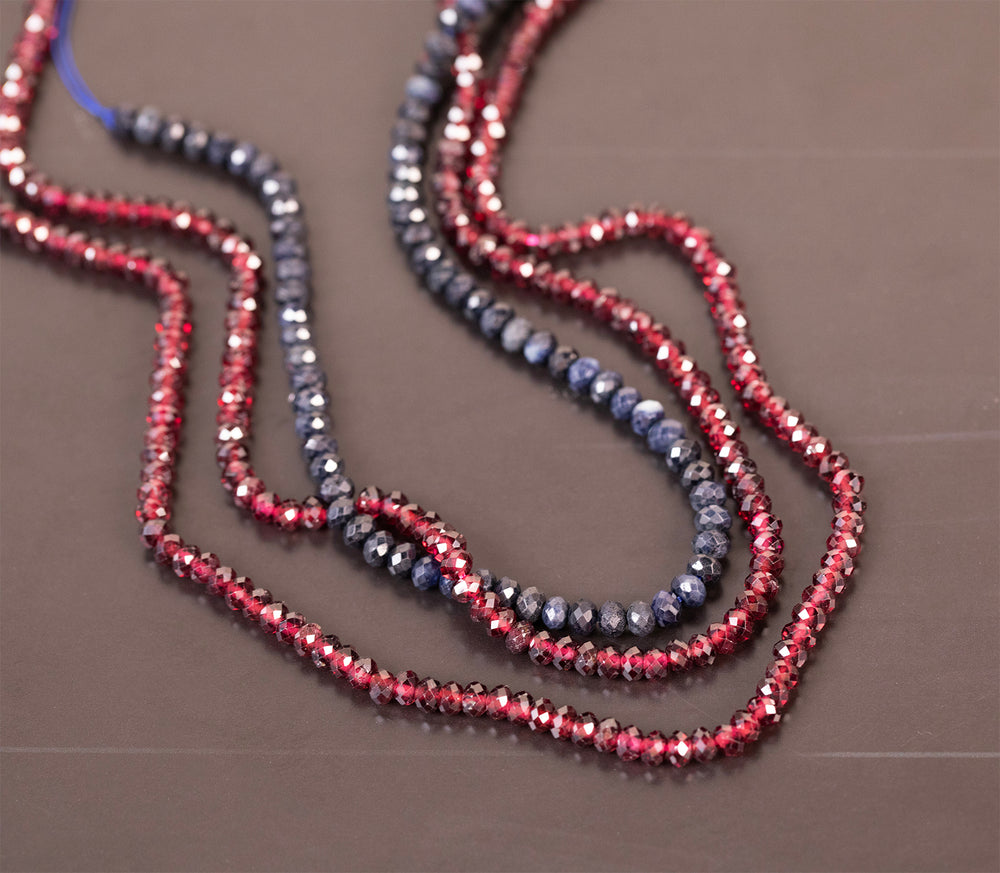 Faceted Rondelle Beads