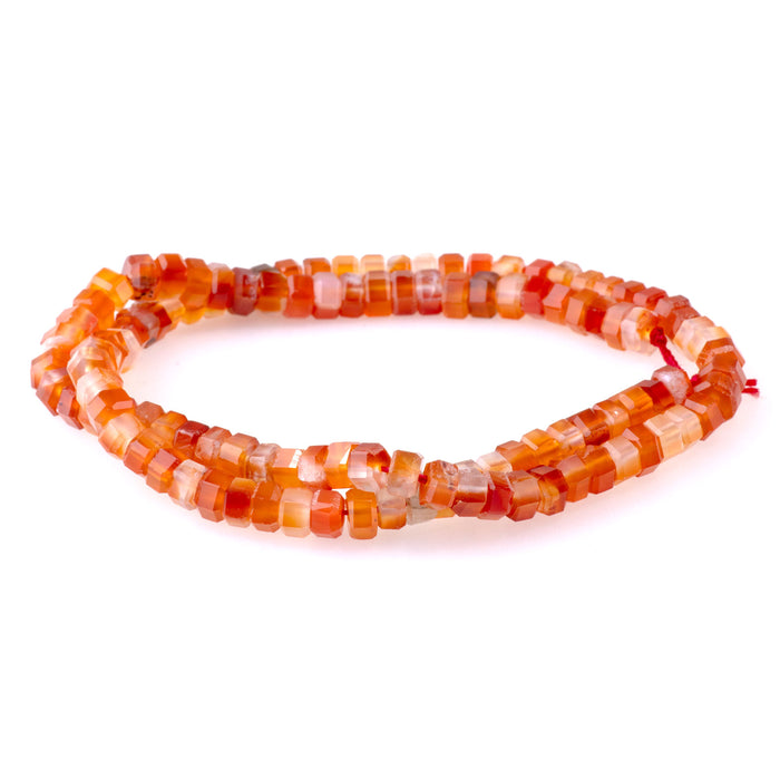 Natural Agate 6mm Hexagon - 15-16 Inch