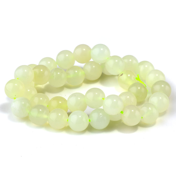 New Jade 10mm Round - 15-16 Inch