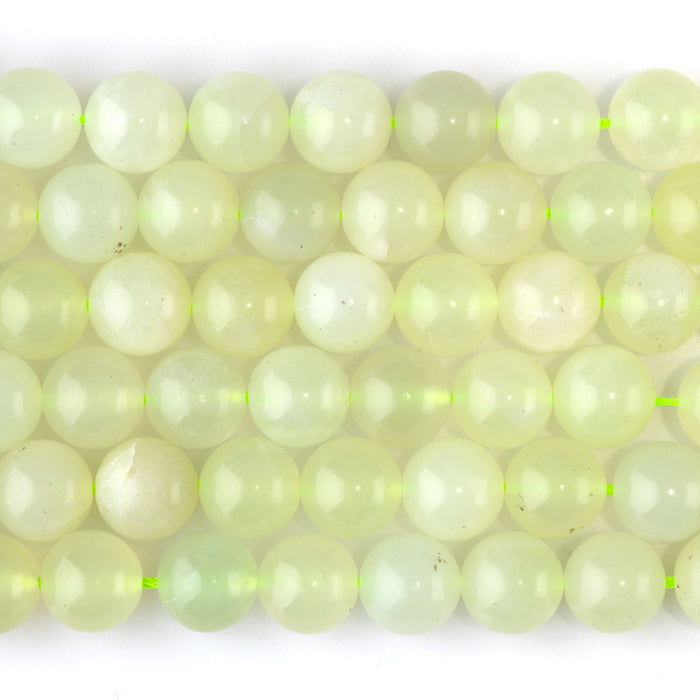 New Jade 10mm Round - 15-16 Inch