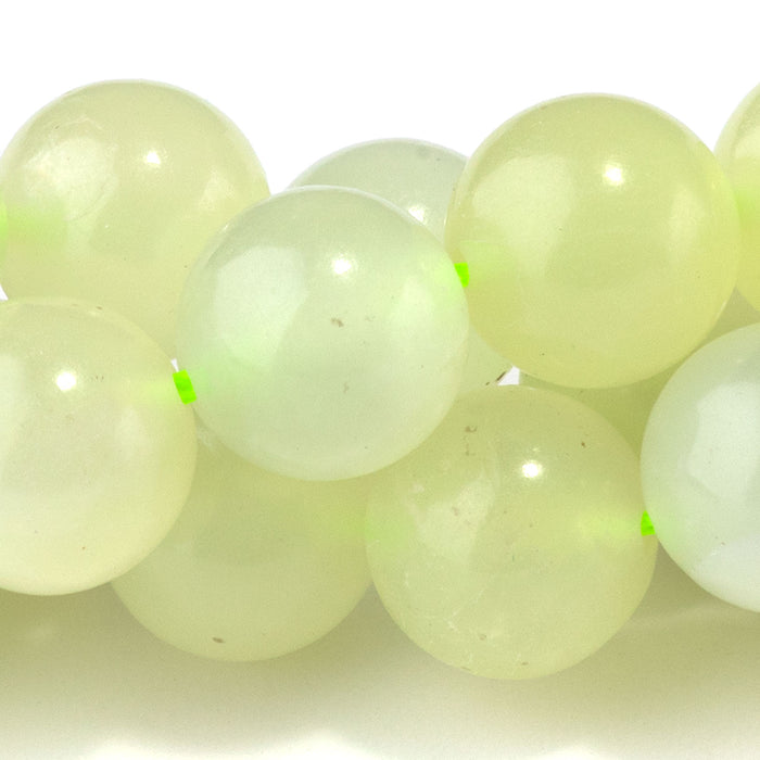 New Jade 10mm Round - 15-16 Inch