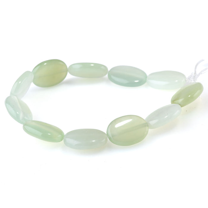 New Jade 13x18mm Oval - 8-Inch Strands