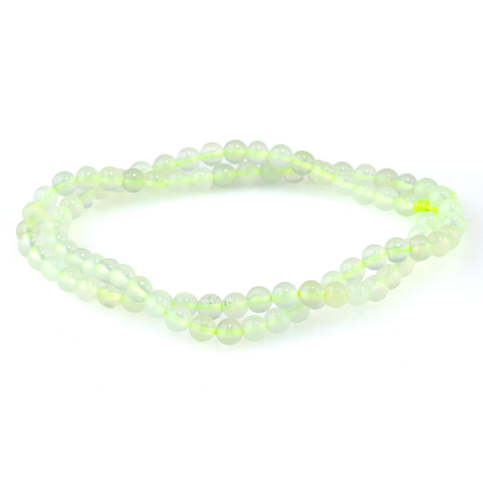 New Jade 4mm Round - 15-16 Inch