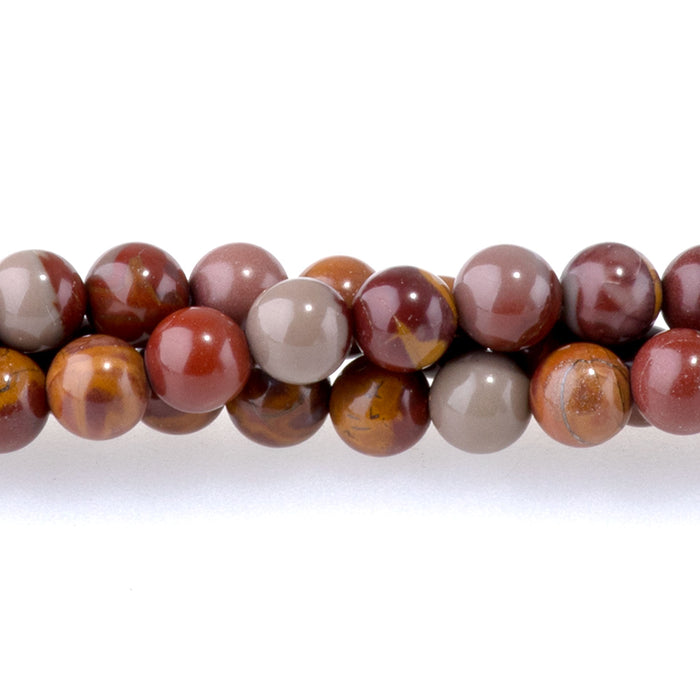 Noreena Jasper 4mm Round - 15-16 Inch