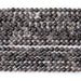 This is a Dakota Stones 4mm Silver Obsidian Microfaceted Gemstone strand with round beads in 15-16 inch strand.