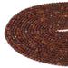 This is a Dakota Stones 4mm Orange Garnet Gemstone strand with faceted coin beads in 15-16 inch strand.