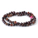 This is a Dakota Stones 6mm Orange Garnet Gemstone strand with double heart faceted round beads in 15-16 inch strand.