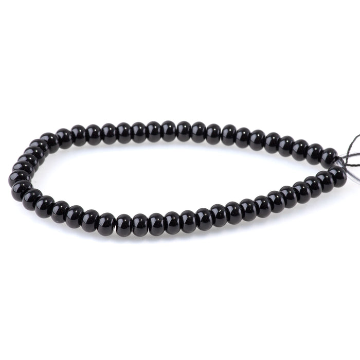 Onyx 6mm Rondelle 8-Inch