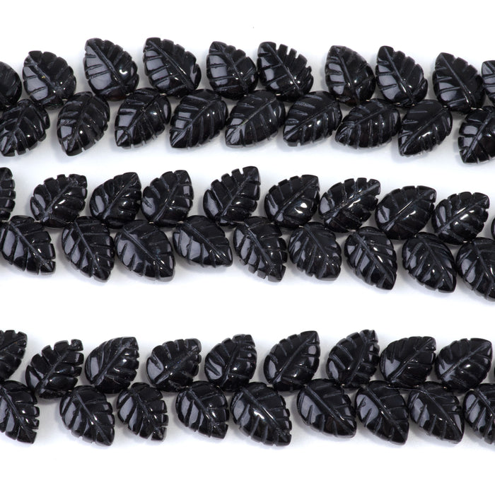 Onyx 8x11mm Leaf - 8 Inch