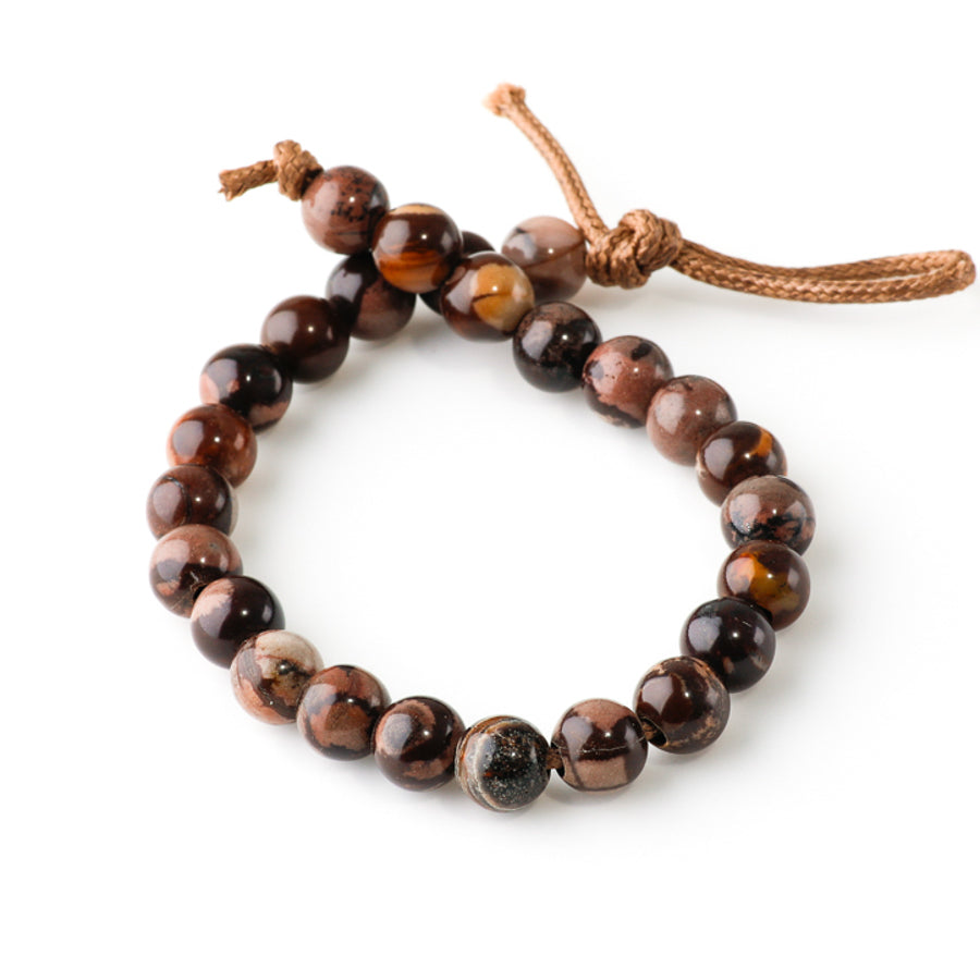 Outback Jasper 8mm Round - Large Hole Beads — Dakota Stones