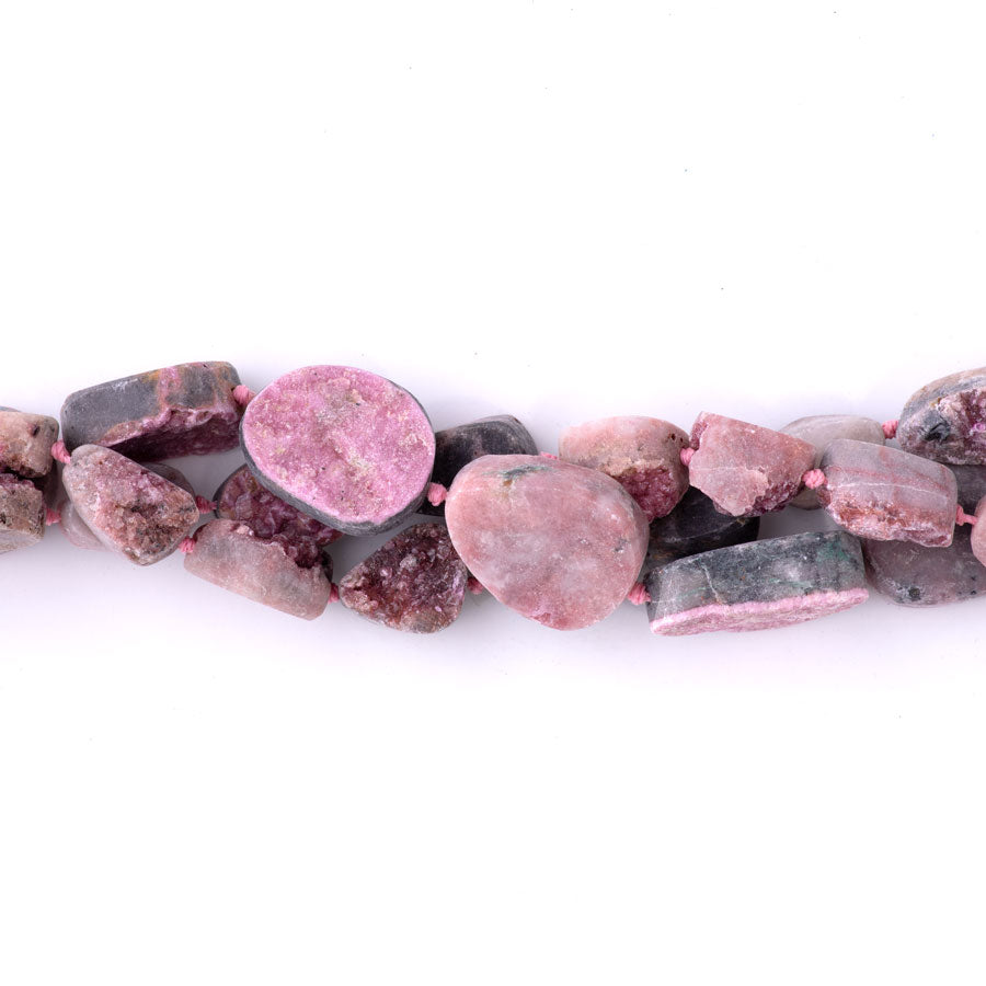 Pink Cobalt Calcite 12x16-20x24 Irregular Oval 15-16 Inch
