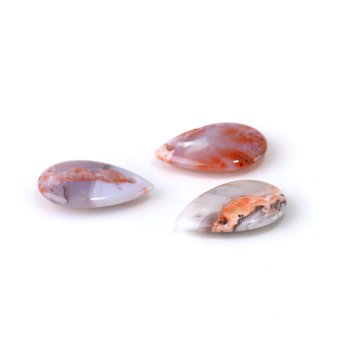Moroccan Agate 16x22mm Tear Drop Pendant