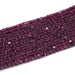 This is a Dakota Stones 3mm Purple Garnet Gemstone strand with A grade table-cut cube beads in 15-16 inch strand.