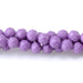 This is a Dakota Stones 4mm Phosphosiderite Microfaceted Gemstone strand with round beads in 15-16 inch strand.