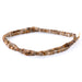 This is a Dakota Stones 1x2mm Picture Jasper Gemstone strand with rondelle square beads in 15-16 inch strand.