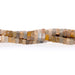 This is a Dakota Stones 1x2mm Picture Jasper Gemstone strand with rondelle square beads in 15-16 inch strand.