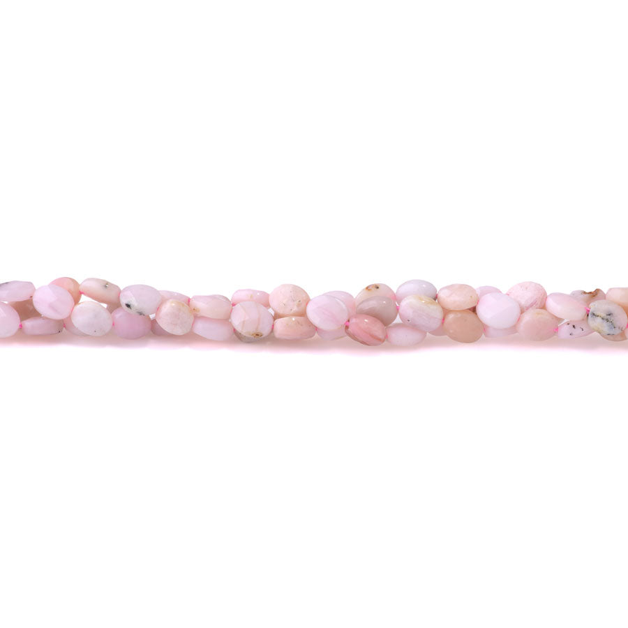 Pink Opal 6x8mm Faceted Oval - 15-16 Inch