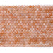 This is a Dakota Stones 4mm Peach Moonstone Gemstone strand with AA grade faceted round beads in 15-16 inch strand.