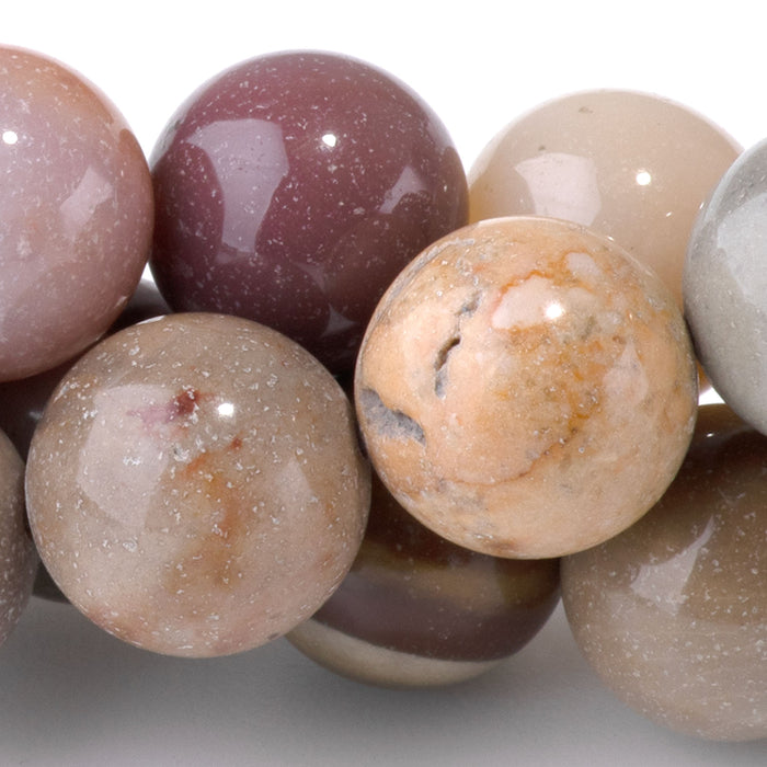 Polychrome Jasper 12mm Round - 15-16 Inch