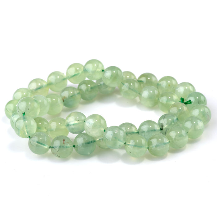 Prehnite 10mm Round AAA Grade - 15-16 Inch