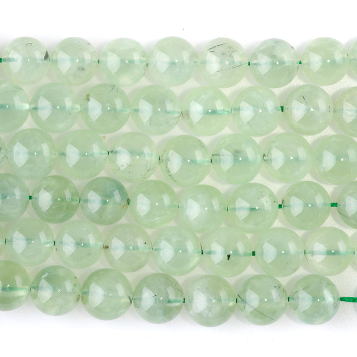 Prehnite 10mm Round AAA Grade - 15-16 Inch