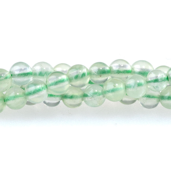 Prehnite 4mm Round AAA Grade - 15-16 Inch