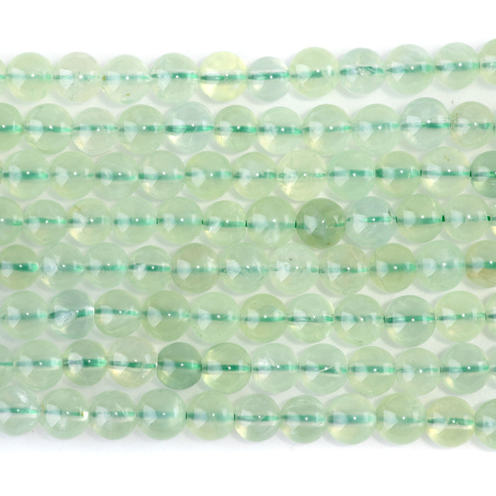 Prehnite 6mm Round AAA Grade - 15-16 Inch