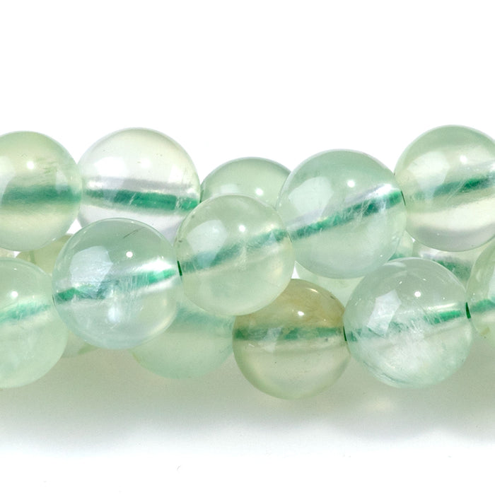 Prehnite 6mm Round AAA Grade - 15-16 Inch