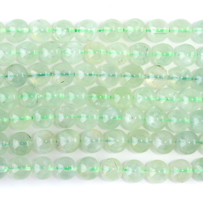 Prehnite 8mm Round AAA Grade - 15-16 Inch