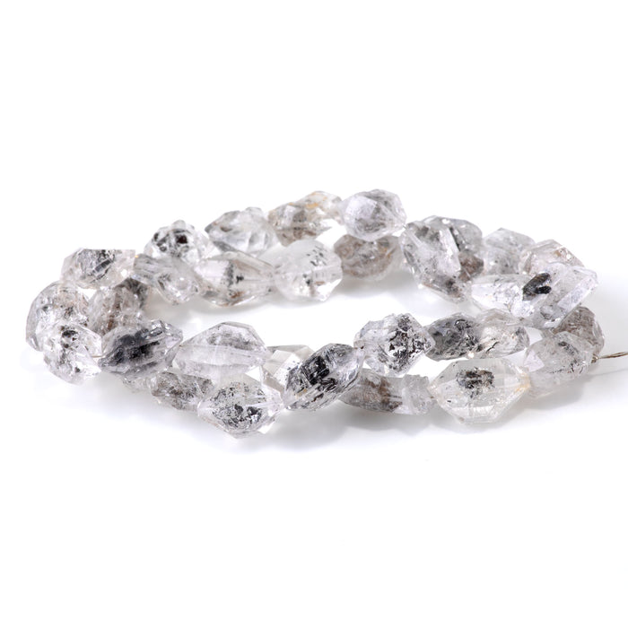 Pakimer Quartz 10-12x12-15mm Faceted Nugget Beads - 15-16 Inch