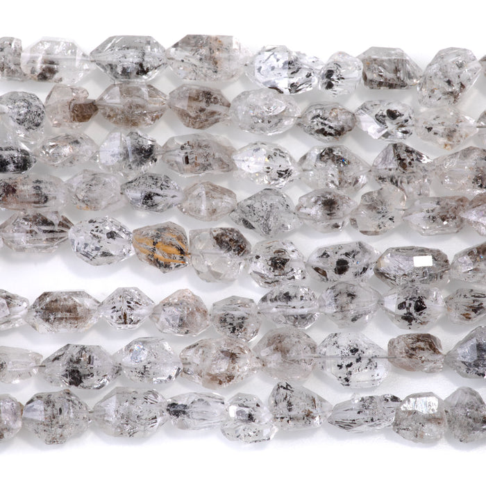 Pakimer Quartz 4-7x6-8mm Point Beads - 15-16 Inch