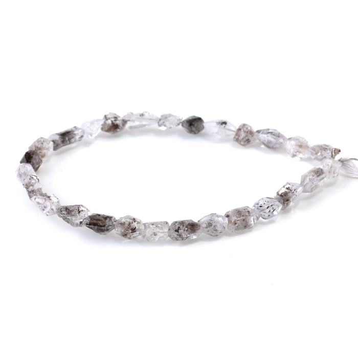 Pakimer Quartz 4-7x6-8mm Point Beads - 8-Inch