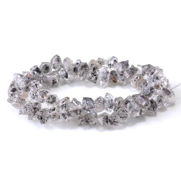 Pakimer Quartz 5-6x9-11mm Center Drilled Points Beads - 15-16 Inch