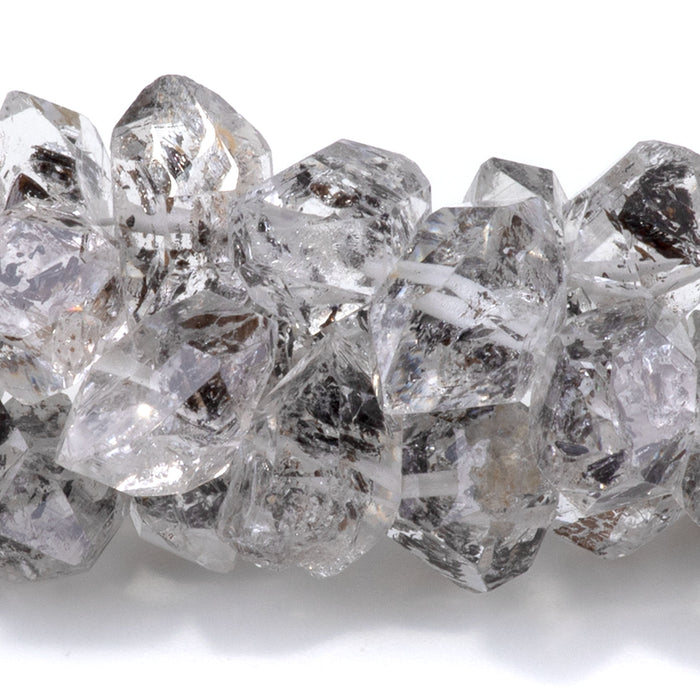 Pakimer Quartz 5-6x9-11mm Center Drilled Points Beads - 15-16 Inch