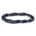 This is a Dakota Stones 4mm Freshwater Pearl Black Semi Gemstone strand with round beads in 15-16 inch strand.