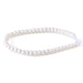 This is a Dakota Stones 5-6mm Freshwater Pearl White Potato Large Gemstone strand of round beads in 8 inch strand.