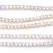 This is a Dakota Stones 5-6mm Freshwater Pearl White Potato Large Gemstone strand of round beads in 8 inch strand.