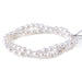 This is a Dakota Stones 6-7mm Freshwater Pearl White Potato Gemstone strand of round beads in 15-16 inch strand.