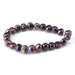 This is a Dakota Stones 7-10mm Freshwater Pearl Peacock Button Large Gemstone strand with irregular beads in 8 inch strand.
