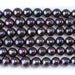 This is a Dakota Stones 9-10mm Freshwater Pearl Peacock Edison Gemstone strand with round beads in 15-16 inch strand.